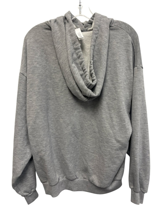 Alo Size Est M Gray Cotton Blend Heathered Athletic Hoodie Men's Jacket Gray / Est M