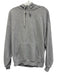 Alo Size Est M Gray Cotton Blend Heathered Athletic Hoodie Men's Jacket Gray / Est M