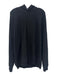 Alo Size Est M Black Cotton Blend Solid Athletic Hoodie Men's Jacket Black / Est M