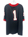 Nike Size XXL Black & Red Synthetic UGA Football Men's Short Sleeve Black & Red / XXL
