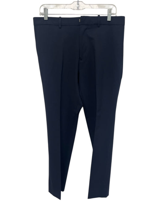 Theory Size 33 Navy Blue Wool Solid Men's Pants Navy Blue / 33
