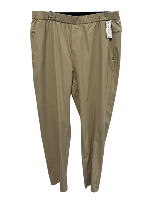 Lululemon Size Est XL Beige Synthetic Solid Athletic Slim Men's Pants Beige / Est XL