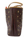 Etro Brown & Multi Leather Shoulder eyelet All Over Print Bag Brown & Multi