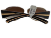 Prada Brown & Gold Metal & Acetate Wire Frame Gradient Lens Aviator Sunglasses Brown & Gold
