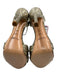 Ralph Lauren Collection Shoe Size 6.5 Champagne Gold Leather Upper Sandals Champagne Gold / 6.5