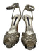 Ralph Lauren Collection Shoe Size 6.5 Champagne Gold Leather Upper Sandals Champagne Gold / 6.5