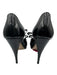 Valentino Garavani Shoe Size 36.5 Black Leather Upper Patent Bow Detail Pumps Black / 36.5