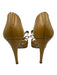 Valentino Garavani Shoe Size 36.5 Beige Leather Upper Patent Bow Detail Pumps Beige / 36.5