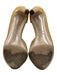 Valentino Garavani Shoe Size 36.5 Beige Leather Upper Patent Bow Detail Pumps Beige / 36.5