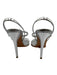 Ralph Lauren Collection Shoe Size 7 Silver Leather Upper Metallic Caged Sandals Silver / 7