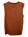 Quince Size L Rust Red Cotton Blend Sleeveless Top Rust Red / L