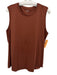 Quince Size L Rust Red Cotton Blend Sleeveless Top Rust Red / L