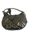 MZ Wallace Silver Synthetic Zip Close Metallic Quilted Crossbody Bag Silver / S