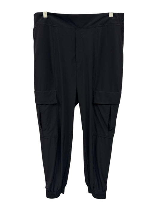 Athleta Size 12 Black Poly Blend Pockets Athletic Pants Black / 12