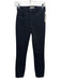 L'agence Size 25 Black Cotton Blend Skinny Straight Zip & Button High Rise Jeans Black / 25