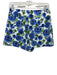 Alice + Olivia Size 4 Blue, Green & White Poly Blend Zip & Hook Closure Shorts Blue, Green & White / 4
