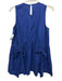Sea New York Size XS Navy Cotton Keyhole Back Sleeveless Mini Textured Dress Navy / XS