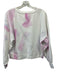 Paige Size XS Pink, Purple & White Cotton Blend Long Sleeve Tie Dye Sweatshirt Pink, Purple & White / XS