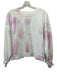 Paige Size XS Pink, Purple & White Cotton Blend Long Sleeve Tie Dye Sweatshirt Pink, Purple & White / XS