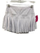 Goldhinge Size M White Synthetic Athletic Pleat Skirt White / M