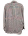 Peter Millar Size M White & Multi Cotton Grid Button Up Men's Long Sleeve Shirt White & Multi / M