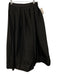 Free People Size XS Black Nylon Blend Gathered Full Length Skirt Black / XS