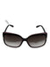 Gucci Purple Acetate Gradient Lens Rectangle Sunglasses Purple