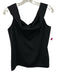 Theory Size Large Black Polyamide Blend Off Shoulder Fold Over Top Black / Large