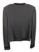 St. John Size s / 4 Dark Gray Knit Ribbon Trim Button Detail Zip Up Jacket Dark Gray / s / 4