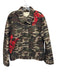 Pilcro and the Letterpress Size M Brown, Green & Red Cotton Camoflage Jacket Brown, Green & Red / M