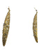 Alexis Bittar Gold & Clear 14KT Gold Fill Rhinestone Hook Dangle Earrings Gold & Clear