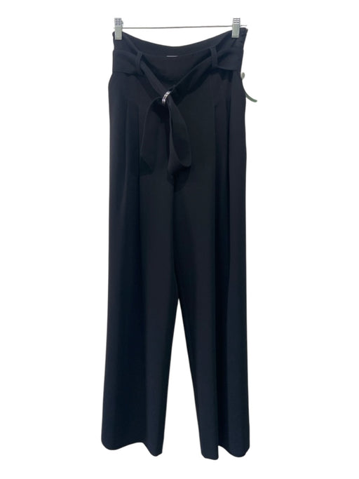 5a7 Cinq a Sept Size 6 Black Triacetate & Polyester High Waist Side Zip Pants Black / 6