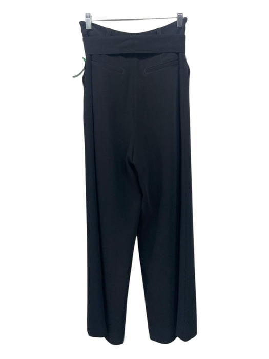 5a7 Cinq a Sept Size 6 Black Triacetate & Polyester High Waist Side Zip Pants Black / 6