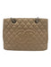 Chanel Beige Leather Quilted Logo Shoulder Bag Bag Beige / Medium