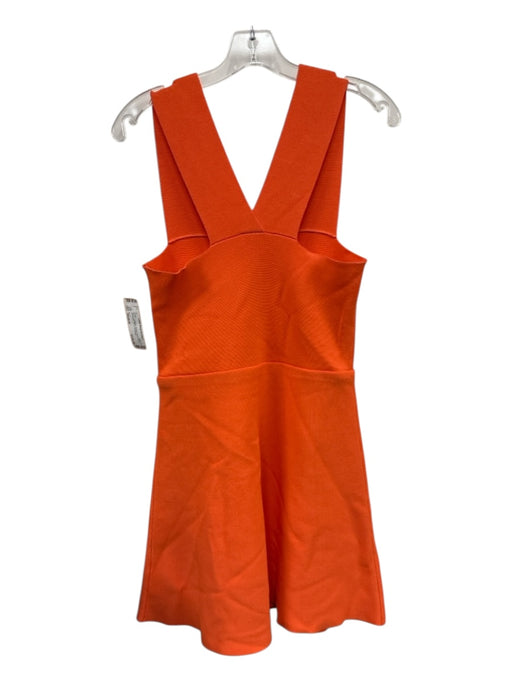 A.L.C. Size Medium Orange Rayon Blend Sleeveless Circle Dress Orange / Medium