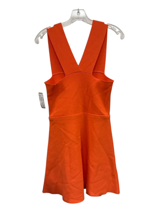A.L.C. Size Medium Orange Rayon Blend Sleeveless Circle Dress Orange / Medium