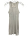 Alo Yoga Size XS White Polyester Blend Ribbed bodycon Sleeveless Mini Dress White / XS