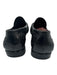 Apostrophe Shoe Size 7.5 Black Leather Upper Square Toe Woven Block Heel Loafers Black / 7.5