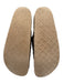 Macarena Shoe Size 7.5 Silver Leather Upper Round Toe Woven Slide Clog Flats Silver / 7.5
