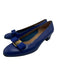 Salvatore Ferragamo Shoe Size 8 Cobalt Blue Leather Almond Toe Bow Pumps Cobalt Blue / 8