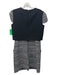 Tory Burch Size S Black & Gray Cotton & Wool Blend Tweed Cap Sleeve Dress Black & Gray / S