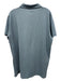 Billy Reid Size XL Blue Cotton Solid Polo Men's Short Sleeve Blue / XL