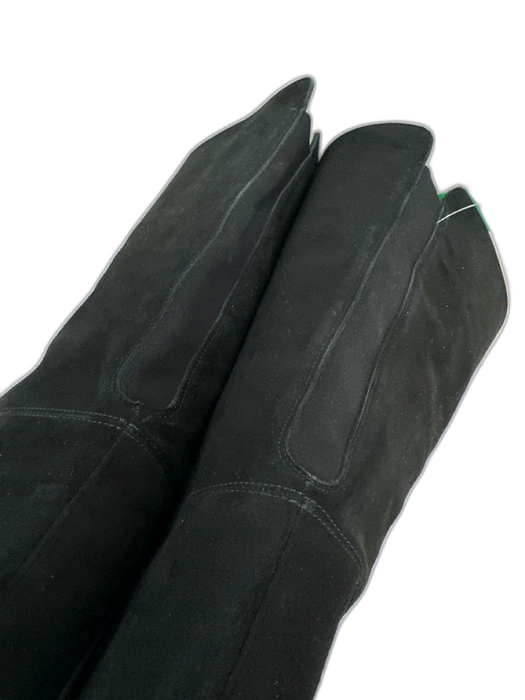 Stuart Weitzman Shoe Size 7 Black Suede Over the Knee Side Zip Boots Black / 7