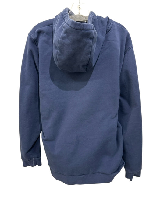 Lacoste Size 3XL Blue Cotton Blend Solid Hoodie Men's Jacket Blue / 3XL