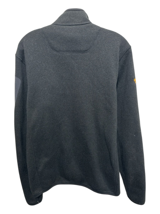 Arcteryx Size M Black Cotton Blend Solid Zip UP Men's Jacket Black / M