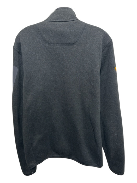 Arcteryx Size M Black Cotton Blend Solid Zip UP Men's Jacket Black / M