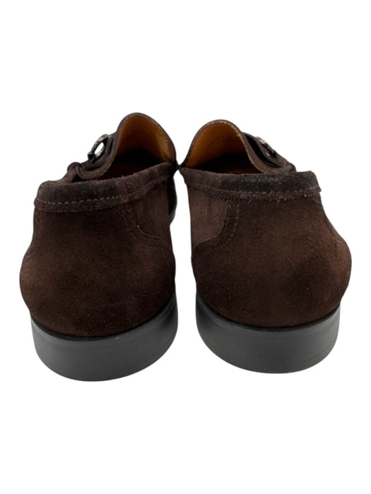 Magnanni Shoe Size 12 Brown Suede Solid Dress Men's Shoes Brown / 12