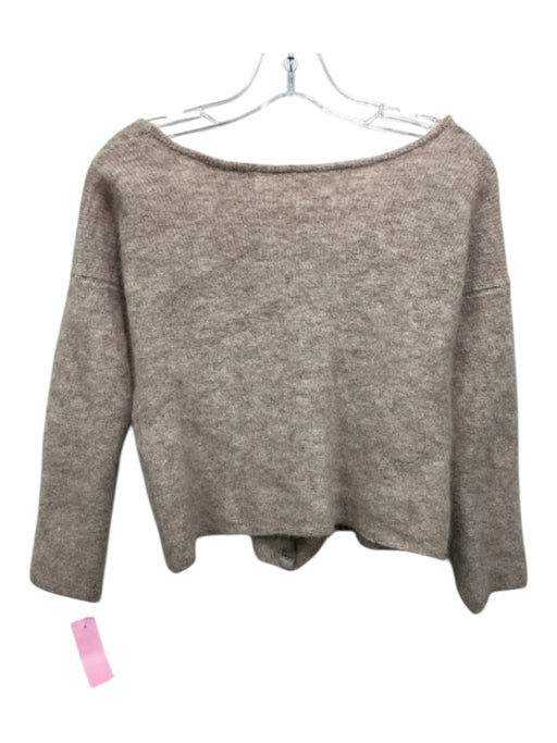 La maille sezane Size M Light Beige Baby Alpaca Button Down Long Sleeve Cardigan Light Beige / M