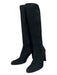 Stuart Weitzman Shoe Size 6.5 Black Suede Side Zip Pointed Toe Pump Boots Black / 6.5