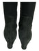 Stuart Weitzman Shoe Size 7.5 Black Suede Chelsea Wedge Over the Knee Boots Black / 7.5